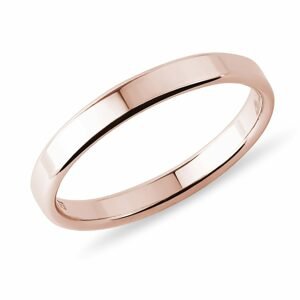 Pánský prsten v růžovém zlatě KLENOTA