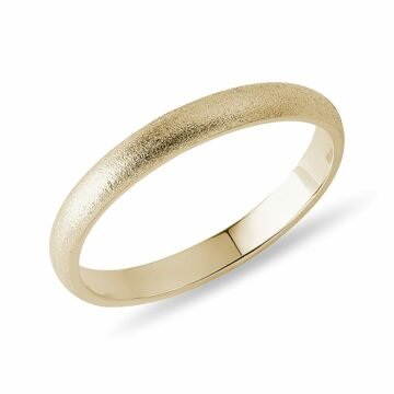 Originální pánský prsten ze žlutého zlata KLENOTA