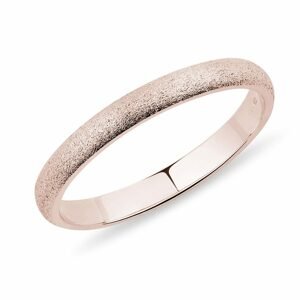 Elegantní prsten z růžového zlata pro muže KLENOTA