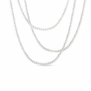 Dlouhý perlový náhrdelník ze sladkovodních perel KLENOTA