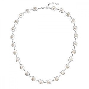 Stříbrný náhrdelník s říčními perlami ve stříbře 22048.1,Stříbrný náhrdelník s říčními perlami ve stříbře 22048.1