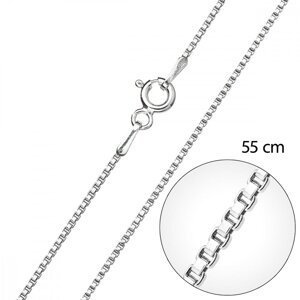 Stříbrný řetízek 30014 délka 55 cm,Stříbrný řetízek 30014 délka 55 cm