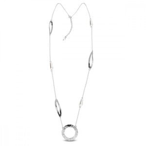 Stříbrný náhrdelník bílý perlový Lulu ND5844W White Pearl,Stříbrný náhrdelník bílý perlový Lulu ND5844W White Pearl