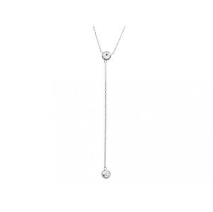 Stříbrný řetízkový náhrdelník Swarovski Elements Krystal,Stříbrný řetízkový náhrdelník Swarovski Elements Krystal
