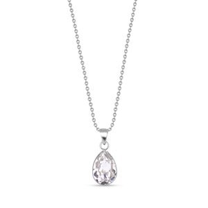 Stříbrný náhrdelník se Swarovski Elements čirá kapka Baroque N432010C Krystal,Stříbrný náhrdelník se Swarovski Elements čirá kapka Baroque N432010C Kr