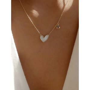 Zlatý náhrdelník s přívěskem ve tvaru Srdce,Zlatý náhrdelník s přívěskem ve tvaru Srdce