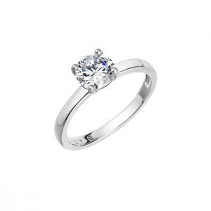 Stříbrný prsten se zirkonem bílý 15004.1 50,Stříbrný prsten se zirkonem bílý 15004.1 50