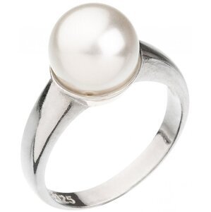 Prsten se Swarovski Elements perla 35022.1 Bílá 10 mm 58,Prsten se Swarovski Elements perla 35022.1 Bílá 10 mm 58