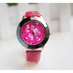 Růžové náramkové hodinky,Růžové náramkové hodinky