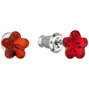 Náušnice se Swarovski Elements tvar květinka 6mm, tmavě růžové, 51051.3fuchsia,Náušnice se Swarovski Elements tvar květinka 6mm, tmavě růžové, 51051.3