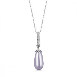Náhrdelník se Swarovski Elements perla Lavender,Náhrdelník se Swarovski Elements perla Lavender