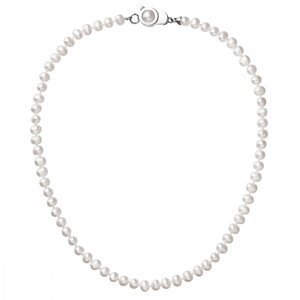 Perlový náhrdelník z pravých říčních perel bílý 22006.1,Perlový náhrdelník z pravých říčních perel bílý 22006.1