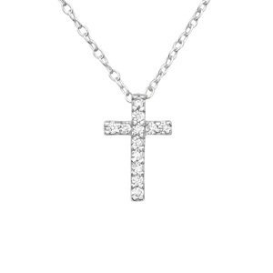 Řetízek Křížek stříbro 925 1838
