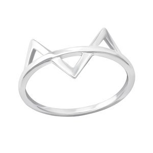 Prsten Kočička stříbro 925 Velikost: 5 - 1,5 cm (EU 49 - 50) 2020/5