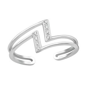 Prsten Flash stříbro 925 Velikost: 6 - 1,6 cm (EU 51 - 53) 2041/6