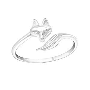 Prsten Liška stříbro 925 Velikost: 5 - 1,5 cm (EU 49 - 50) 2197/5