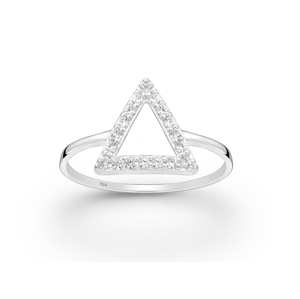 Prsten Triangl stříbro 925 Velikost: 7 - 1,7 cm (EU 54 - 56) 2326/7