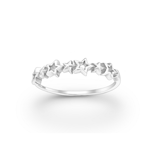 Prsten Hvězdičky stříbro 925 Velikost: 10 - 2,0 cm (EU 62 - 64) 2338/10