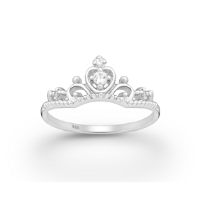 Prsten Královna stříbro 925 Velikost: 5 - 1,5 cm (EU 49 - 50) 2625/5 -