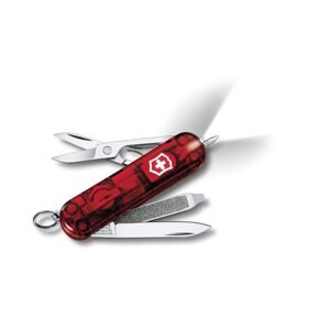 Nůž Victorinox Signature Lite červený transparentní 0.6226.T
