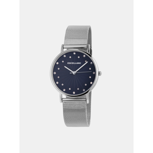 Dámské hodinky s nerezovým páskem v stříbrné barvě Excellanc