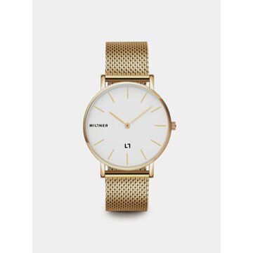 Dámské hodinky s nerezovým páskem ve zlaté barvě Millner Mayfair