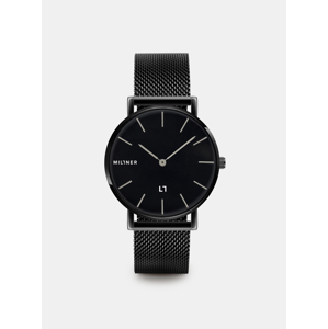 Dámské hodinky s černým nerezovým páskem Millner Mayfair