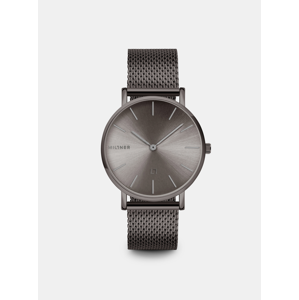 Dámské hodinky s šedým nerezovým páskem Millner Mayfair
