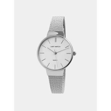 Dámské hodinky s nerezovým páskem ve stříbrné barvě  Just Watch