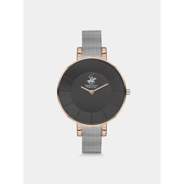 Dámské hodinky s nerezovým páskem ve stříbrné barvě  Beverly Hills Polo Club