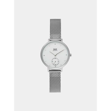 Dámské hodinky s nerezovým páskem ve stříbrné barvě Q&Q