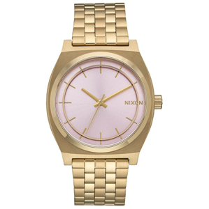 Nixon TIME TELLER LIGHTGOLDPINK analogové sportovní hodinky - žlutá