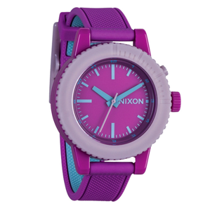 Nixon GOGO RHODO analogové sportovní hodinky - fialová