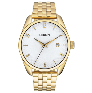 Nixon BULLET GOLDWHITE analogové sportovní hodinky - bílá