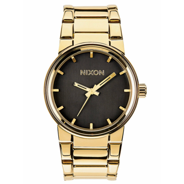 Nixon CANNON ALLGOLDBLACK analogové sportovní hodinky