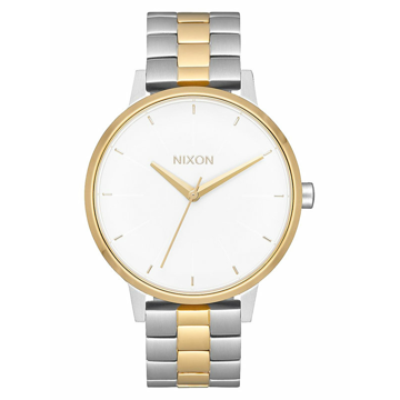 Nixon KENSINGTON SILVERGOLDWHITE analogové sportovní hodinky