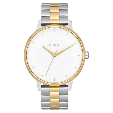 Nixon KENSINGTON SILVERGOLDWHITE analogové sportovní hodinky - šedá