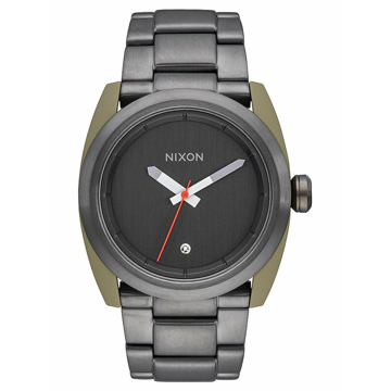 Nixon KINGPIN SAGEGUNMETAL analogové sportovní hodinky