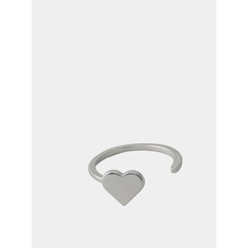 Prsten ve stříbrné barvě Design Letters