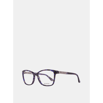 Tmavě modré dámské vzorované obroučky brýlí Guess