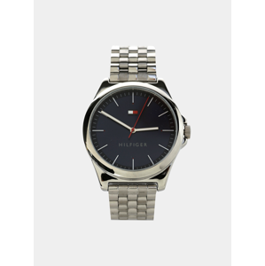 Pánské hodinky s nerezovým páskem ve stříbrné barvě Tommy Hilfiger