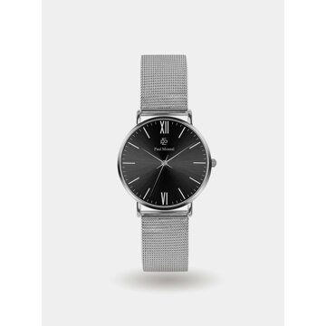 Pánské hodinky s nerezovým páskem ve stříbrné barvě Paul McNeal