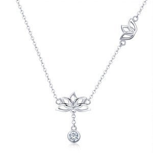 Royal Fashion náhrdelník Lotosový květ BSN012