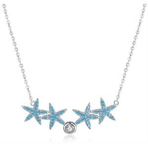 Royal Fashion náhrdelník Třpytivá mořská hvězdice BSN064