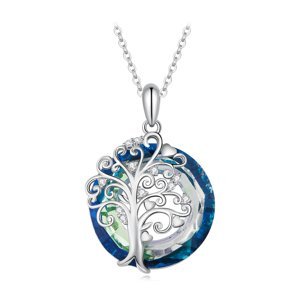 Royal Fashion stříbrný náhrdelník Strom života BSN315