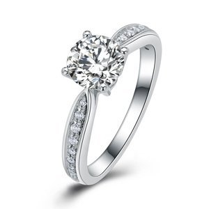 Royal Fashion stříbrný rhodiovaný prsten Elegance HA-GR02-SILVER Velikost: 5 (EU: 49-50)