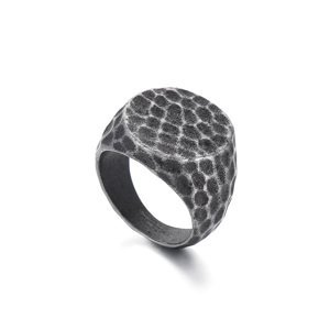 Royal Fashion pánský černý prsten KR105964-KJX Velikost: 10 (EU: 61-63)