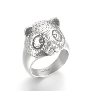 Royal Fashion pánský prsten Panda KR106357-KJX Velikost: 10 (EU: 61-63)