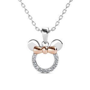 Emporial stříbrný pozlacený náhrdelník myška Minnie MP124