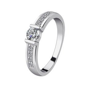 Emporial stříbrný rhodiovaný prsten Čistá elegance MA-MR1000-SILVER Velikost: 10 (EU: 61-63)